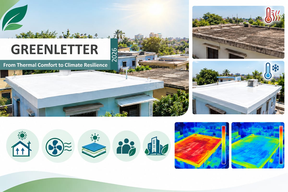 GreenLetter XII: Building Climate Resilience Through Thermal Comfort and Cool Roofs